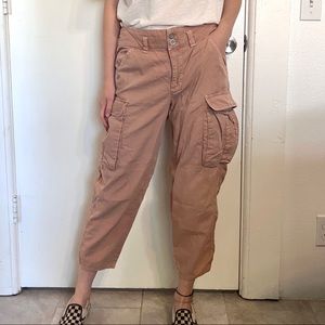Dusty Rose Free People Cargo Pants